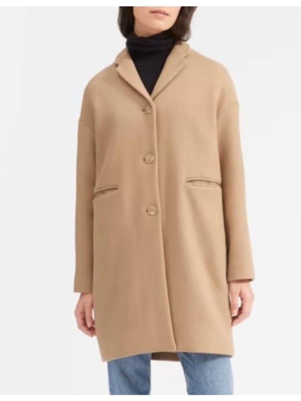 Everlane The Cocoon Wool Blend Coat Size 2